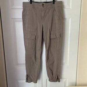 Democracy Ab Technology Cargo Cropped‎ Joggers Womens 14 Utility Casual Classic